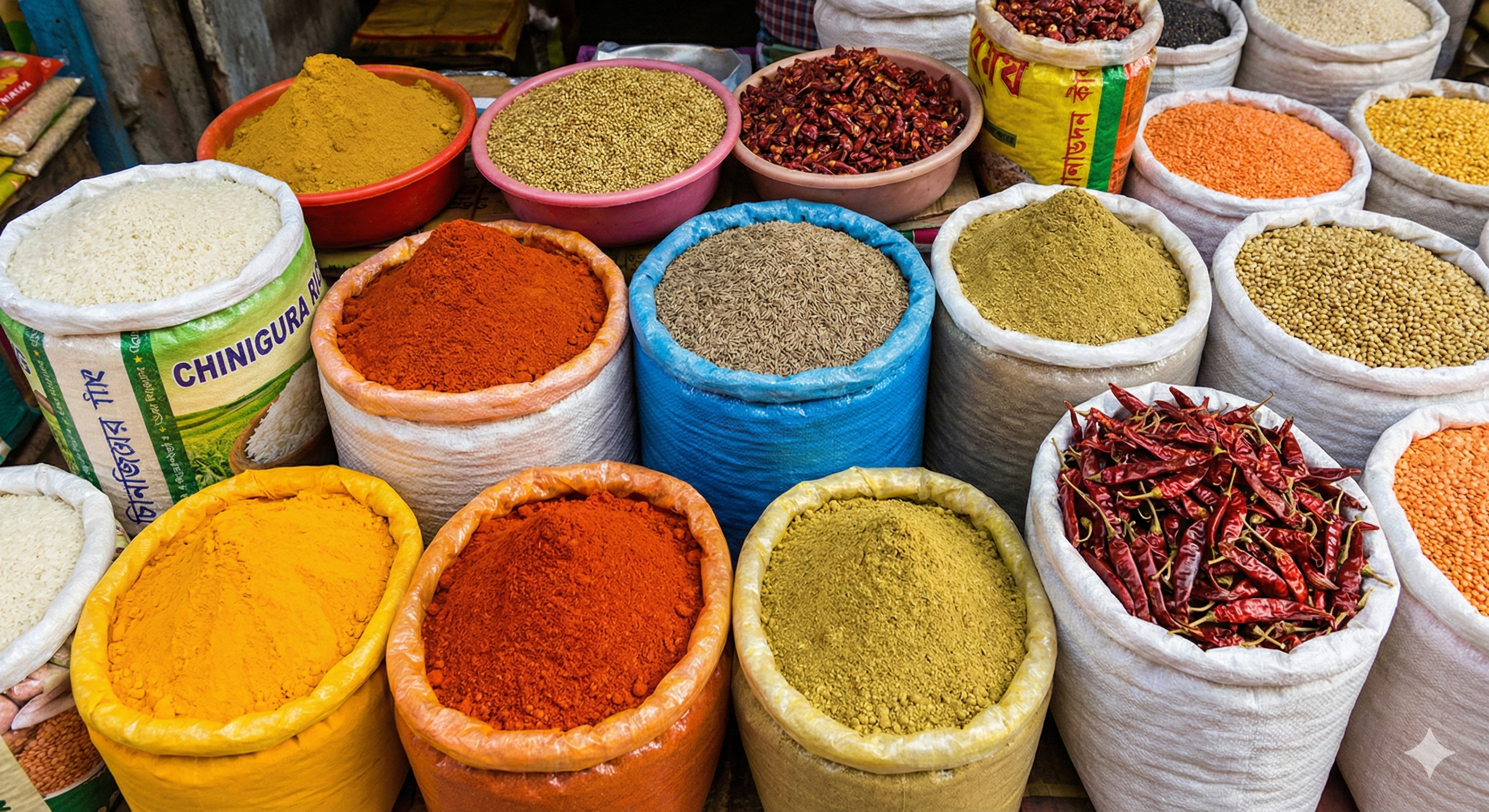 Authentic Bangladeshi Spices and Rice